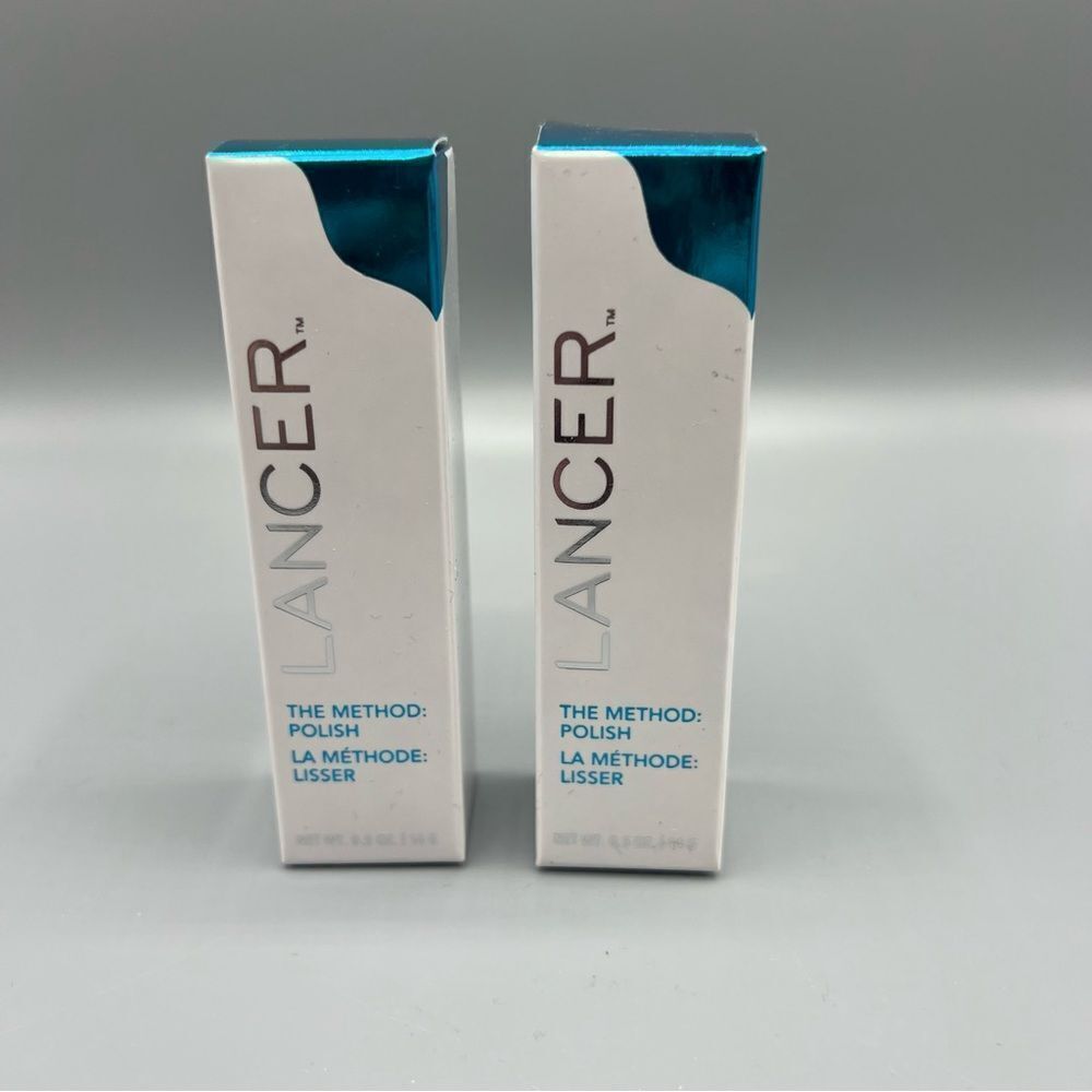 Lancer The Method: Polish Exfoliator Skin Care Lot of 2 .05 fl oz